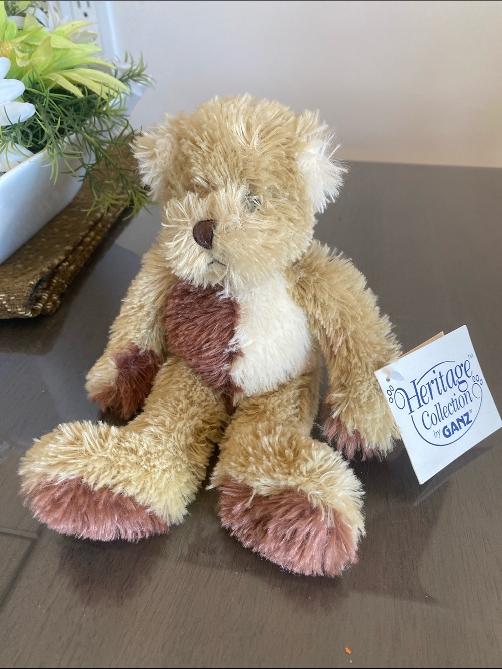 NEW🌈 Heritage Collection by GANZ HUNTER the patch Teddy Bear plush beanie
